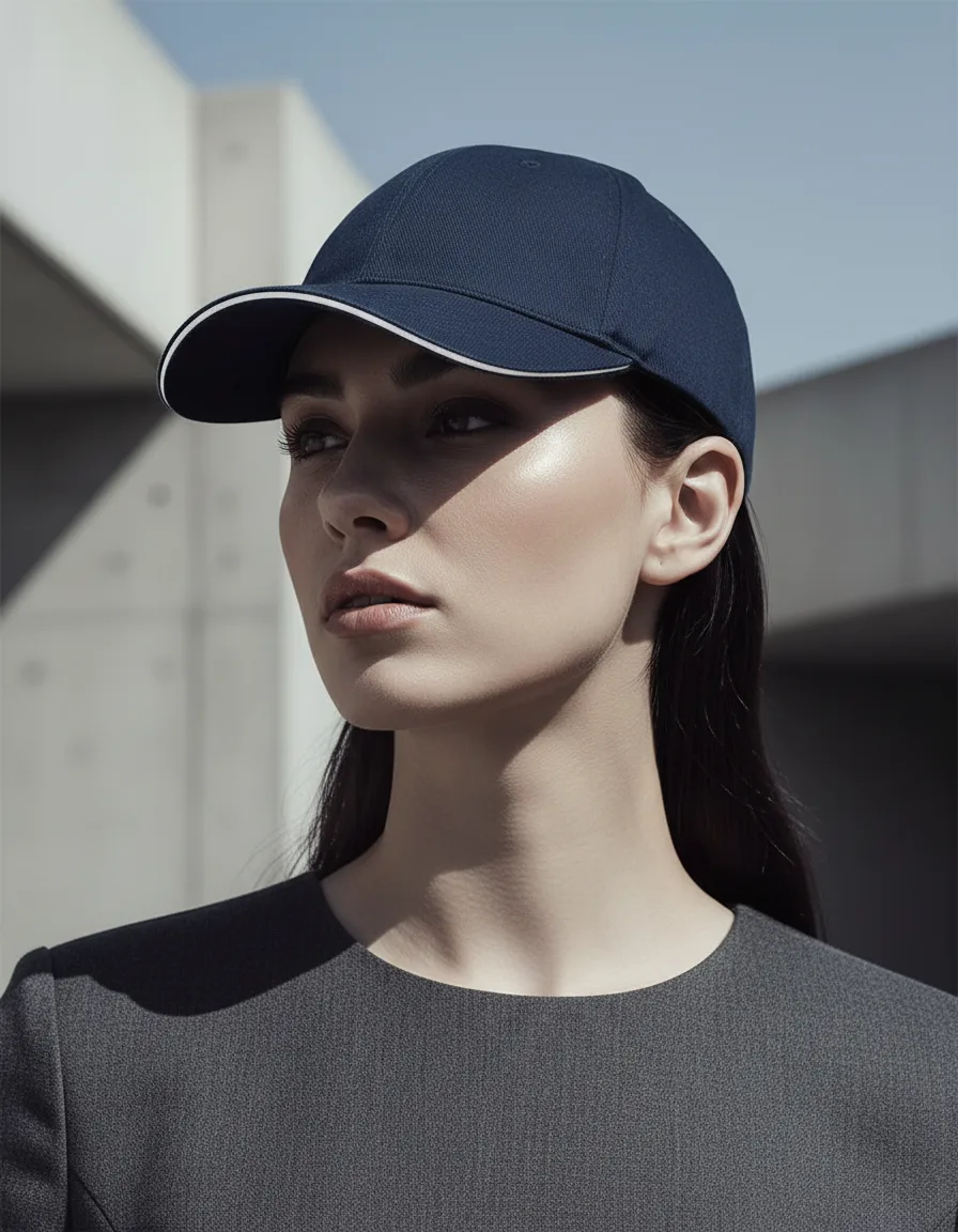 AI generated ecommerce model image for cap product