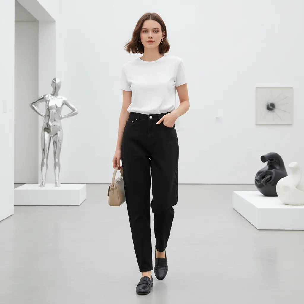 AI generated ecommerce model image for pants product