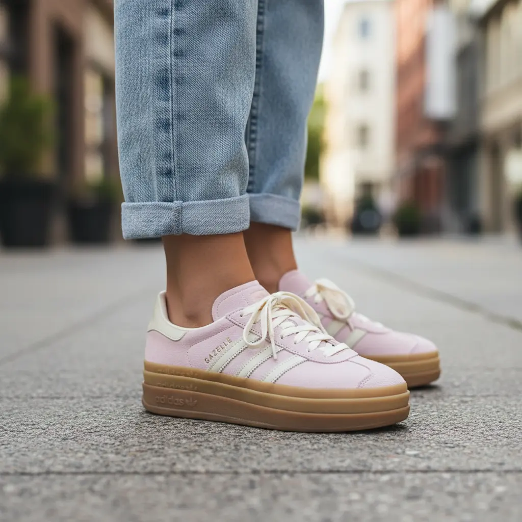AI generated ecommerce model image for shoes product